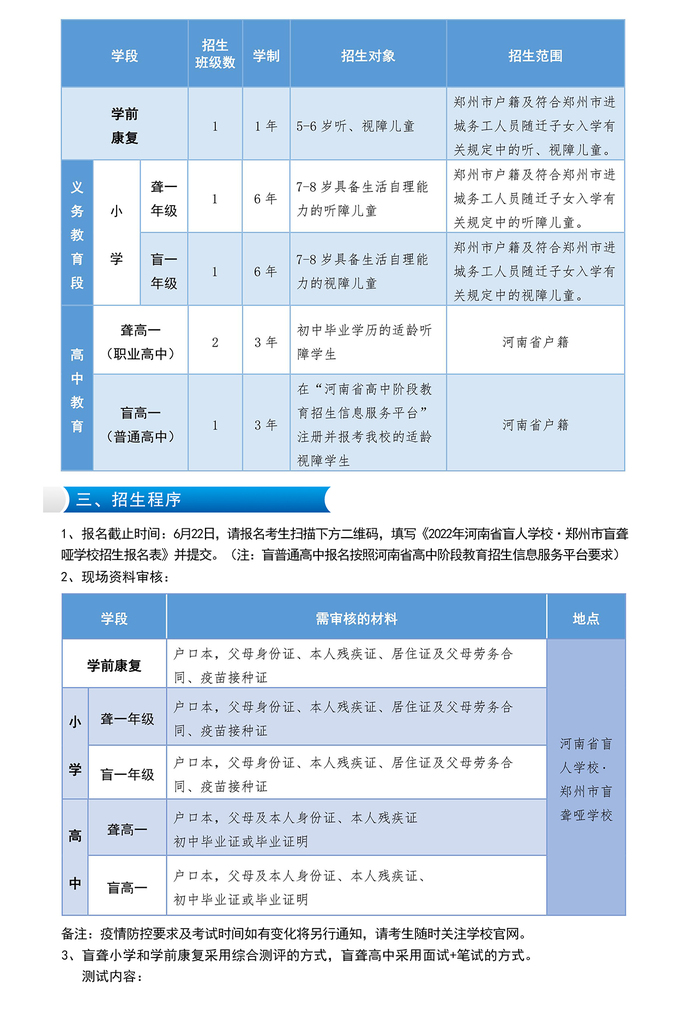 A43 150p 网站发表 A4 2022年招生简章 河南省盲人学校·郑州市盲聋哑学校 拷贝