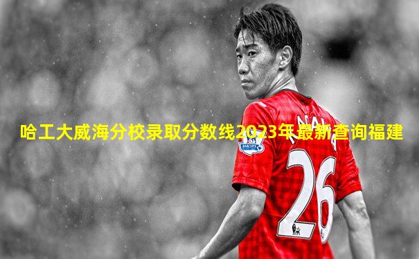 哈工大威海分校录取分数线2023年最新查询福建