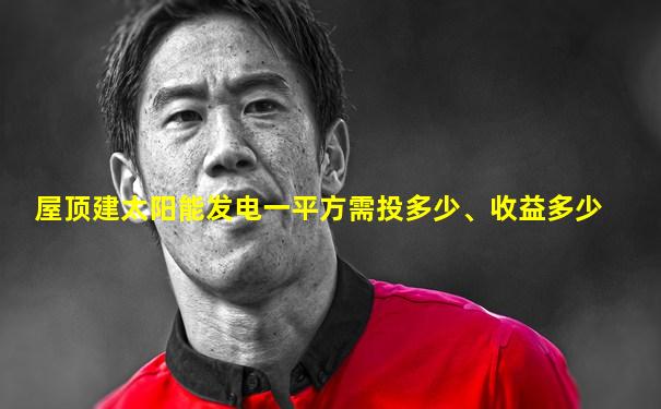 屋顶建太阳能发电一平方需投多少、收益多少