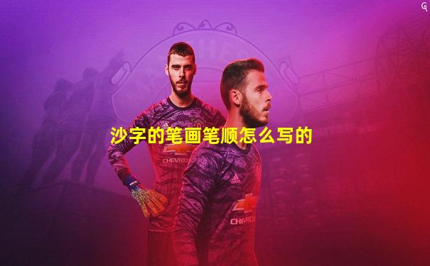 沙字的笔画笔顺怎么写的